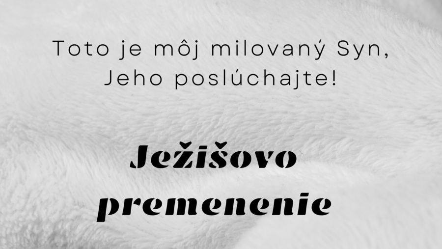 Ježišovo premenenie