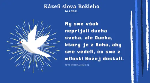 BOŽÍ DUCH ŤA POVOLAL