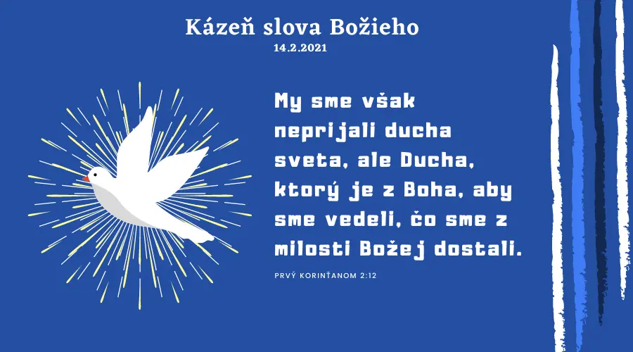 BOŽÍ DUCH ŤA POVOLAL