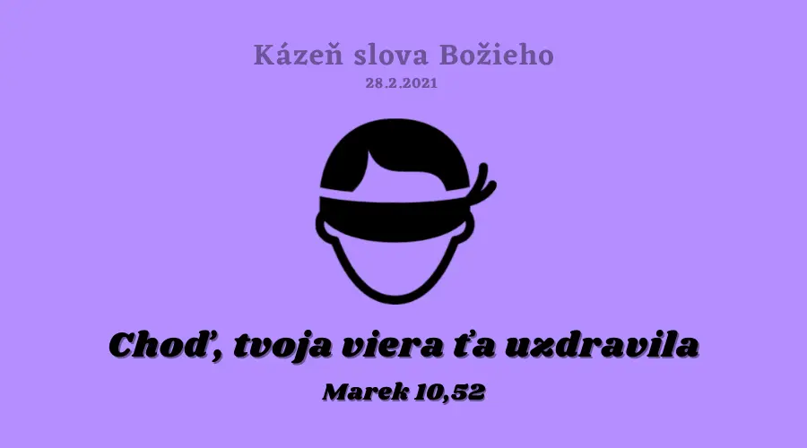 Uzdravenie slepého pri Jerichu